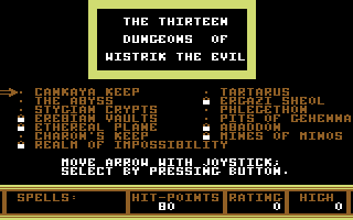 Realm of Impossibility screenshot 4 for Commodore 64